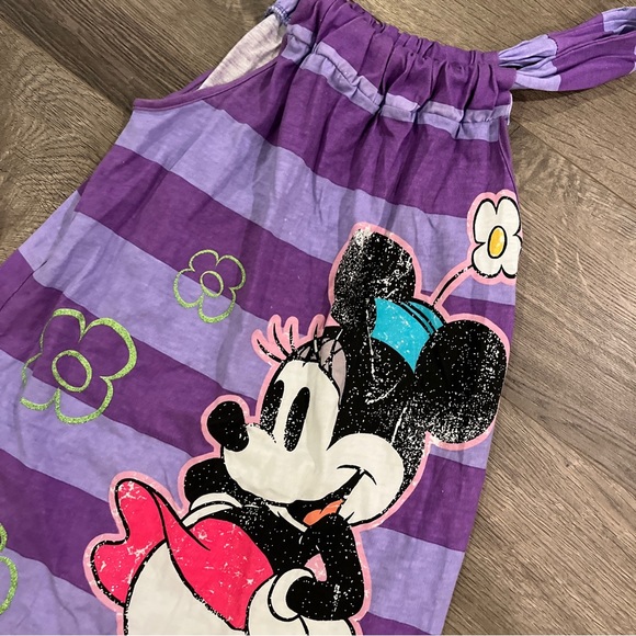 Disney Parks Girls Dress Size Large Purple Minnie Mouse Walt Disney World - Picture 2 of 4